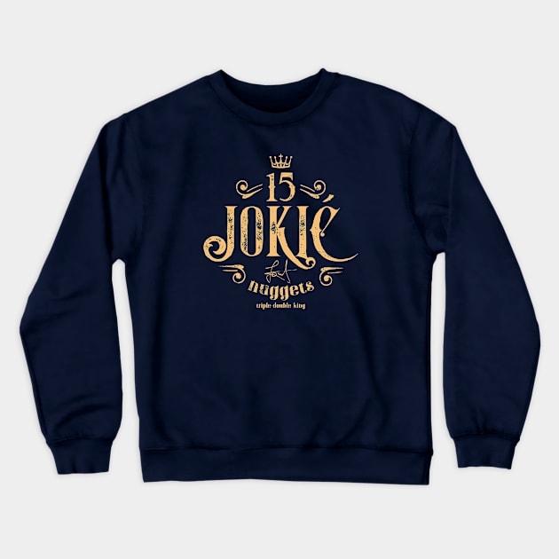 Jokic 15 Crewneck Sweatshirt by Nagorniak